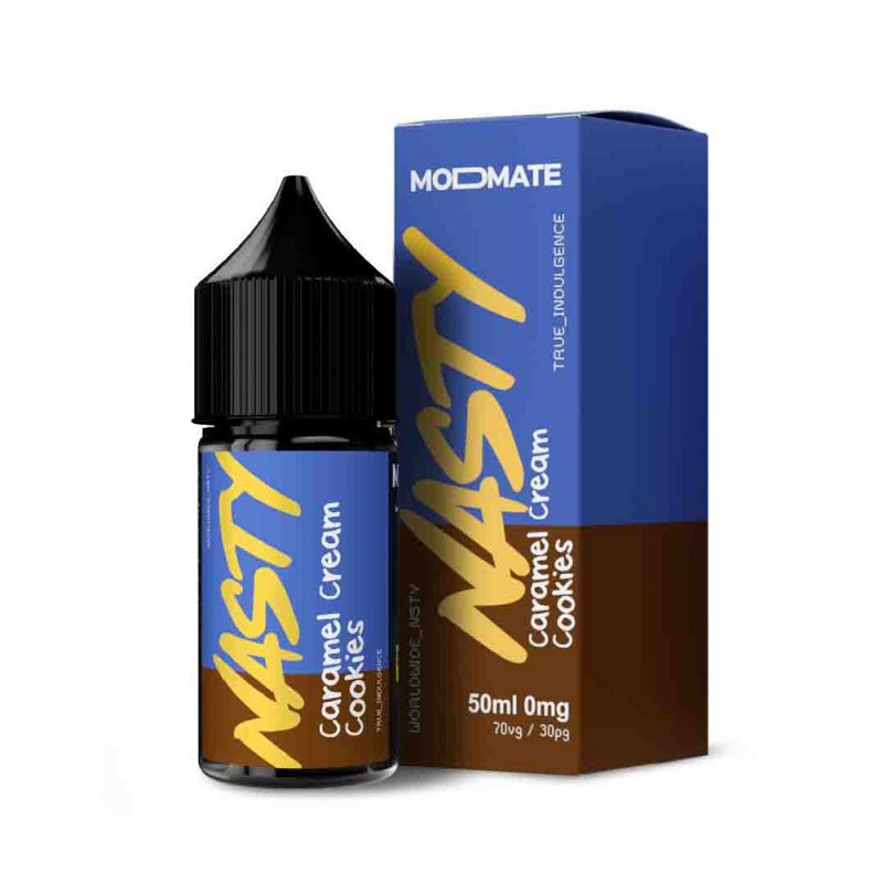 Nasty Juice Mod Mate Caramel Cream Cookies 50ml Shortfill E Liquid