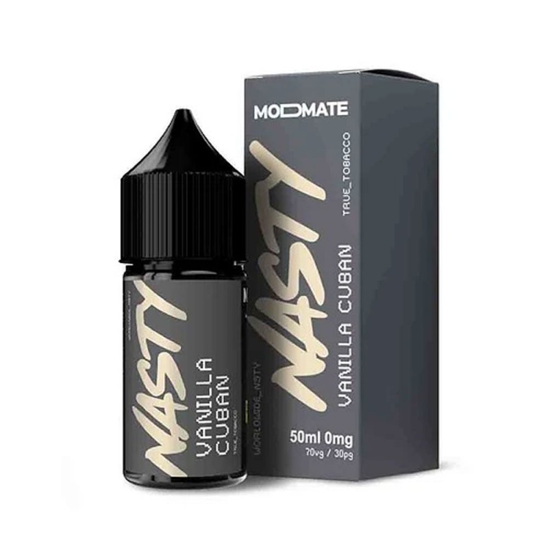 Nasty Juice Mod Mate Vanilla Cuban 50ml Shortfill E Liquid