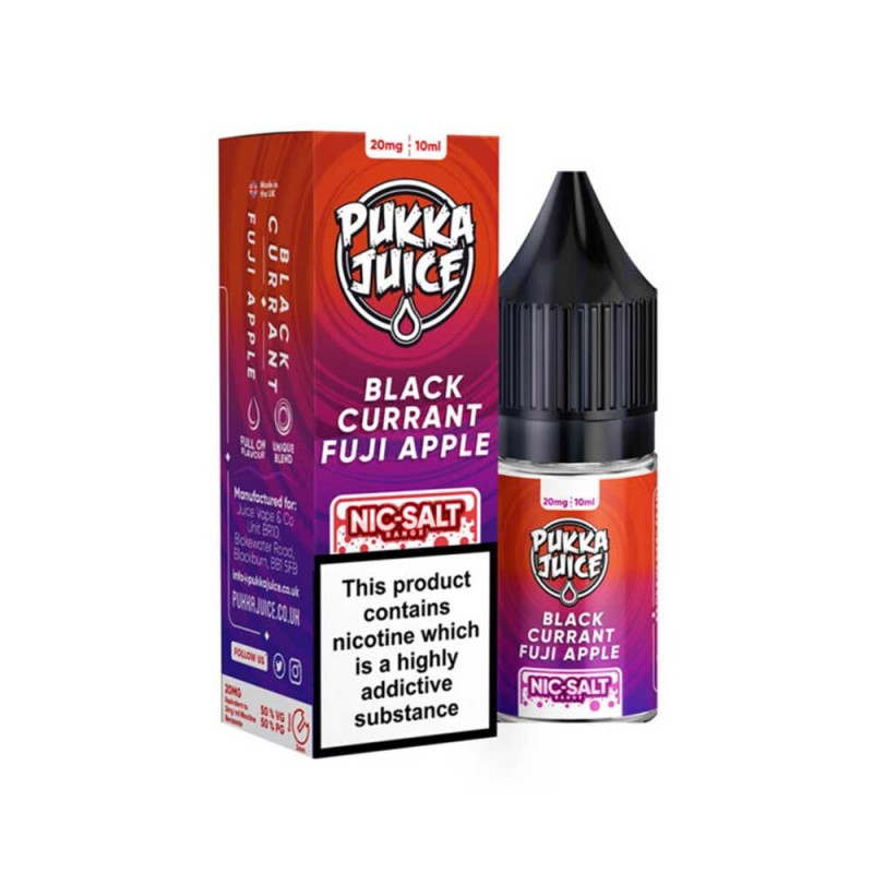 Blackcurrant Fuji Apple 10ml Nicotine Salt E-Liqui...