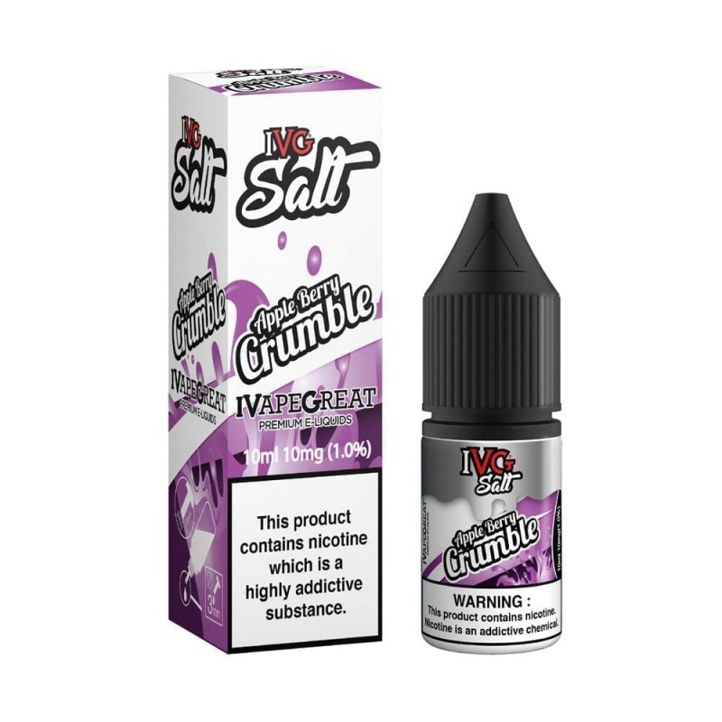 Apple and Berry Crumble 10ml Nicotine Salt E-Liqui...