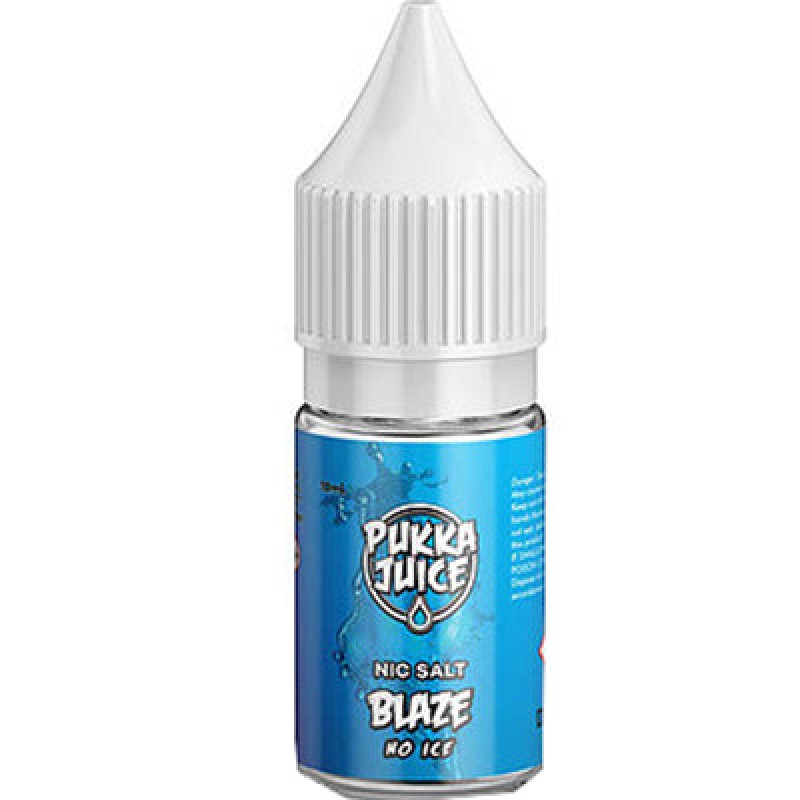 Blaze No Ice 10ml Nicotine Salt E-Liquid by Pukka ...