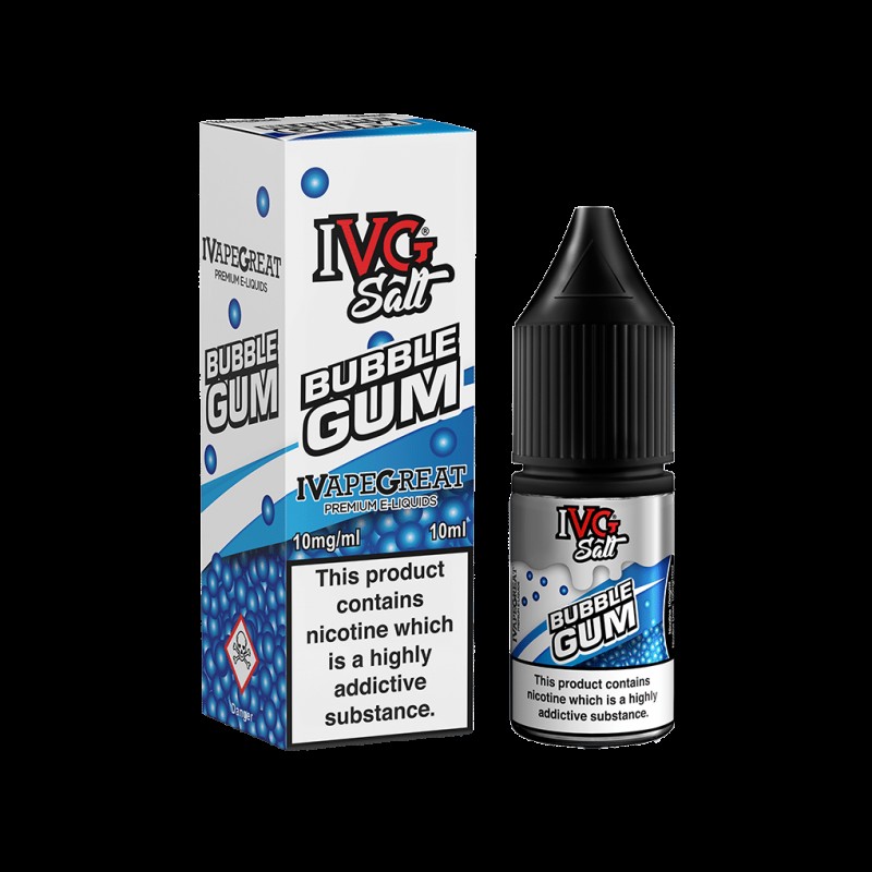 Bubblegum 10ml Nicotine Salt E-Liquid by IVG
