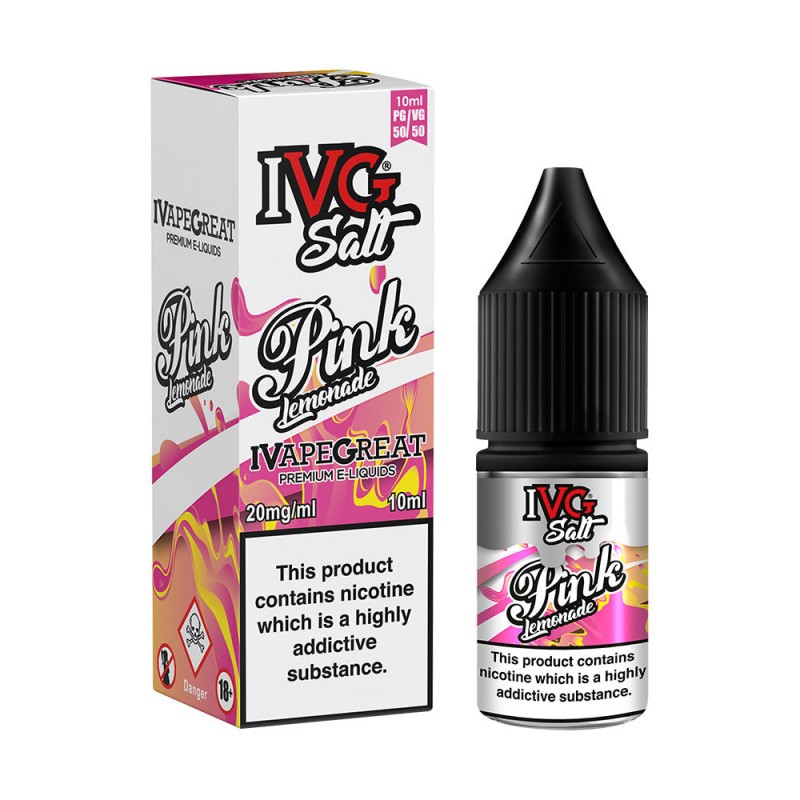 Pink Lemonade 10ml Nicotine Salt E-Liquid by IVG