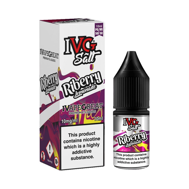 Riberry Lemonade 10ml Nicotine Salt E-Liquid by IV...