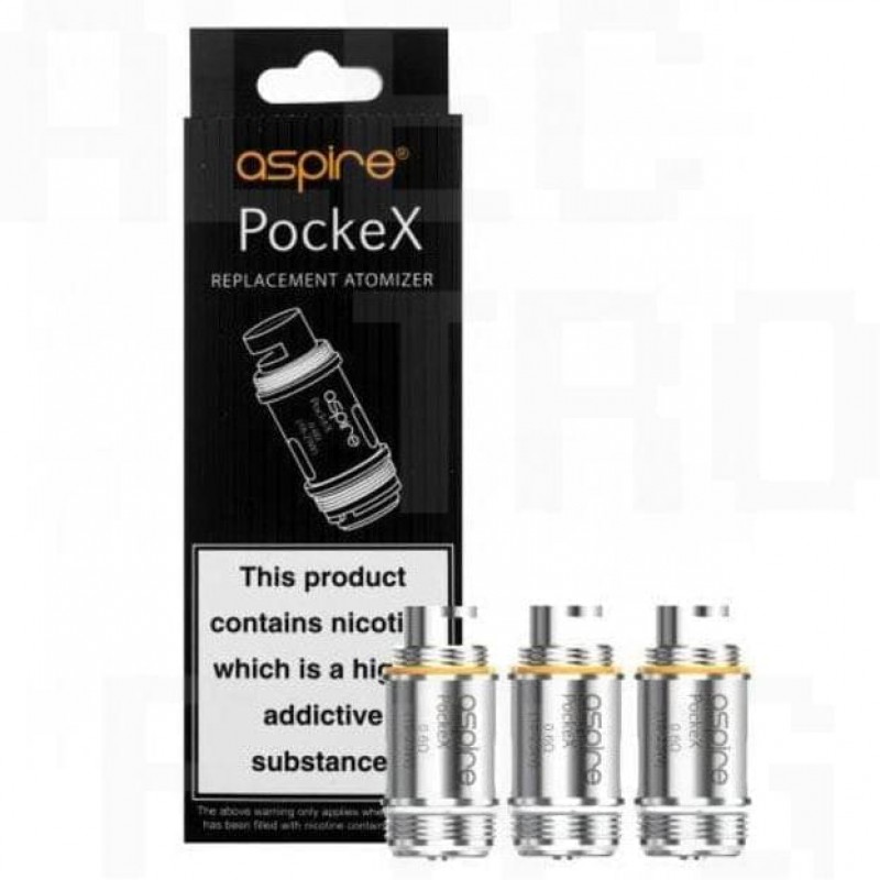 Aspire pockex coils| 5 packs Available in 0.6/1.2...