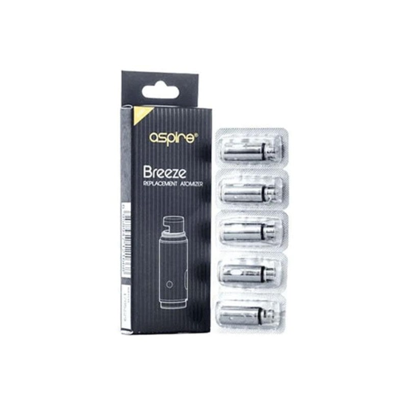 Aspire Breeze Coils | 5 Packs in 0.6/1.2 ohm