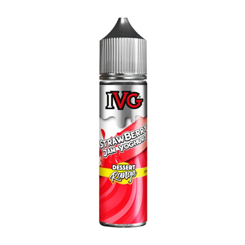 IVG Dessert 50ml Shortfill E Liquid Strawberry Jam Yogurt