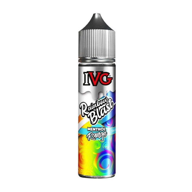 IVG Menthol 50ml Shortfill E Liquid Rainbow Blast