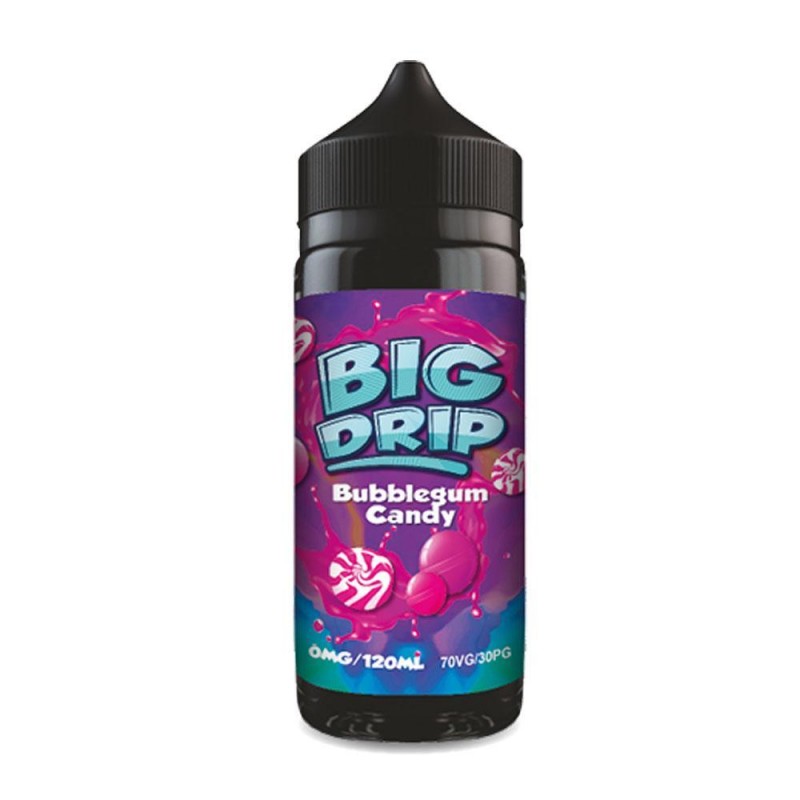 Big Drip Bubblegum Candy 120ml E Liquid By Doozy V...